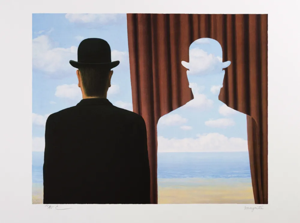Lithografie Magritte - Décalcomanie (Decalcomania)