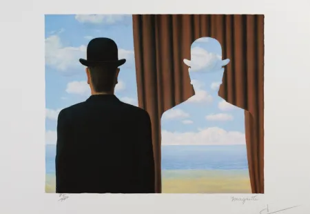 Lithografie Magritte - Décalcomanie (Decalcomania)