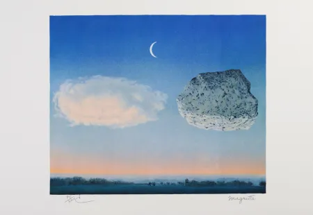 Lithografie Magritte - La Bataille de Argonne