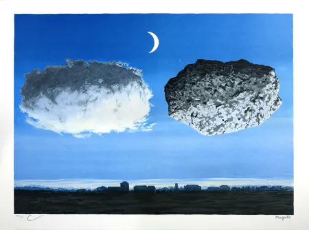 Lithografie Magritte - La Bataille de l'Argonne (The Battle of the Argonne)