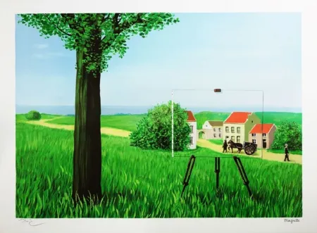 Lithografie Magritte - La Belle Captive