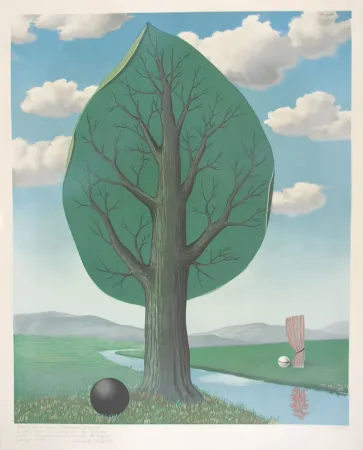 Lithografie Magritte - La Géante