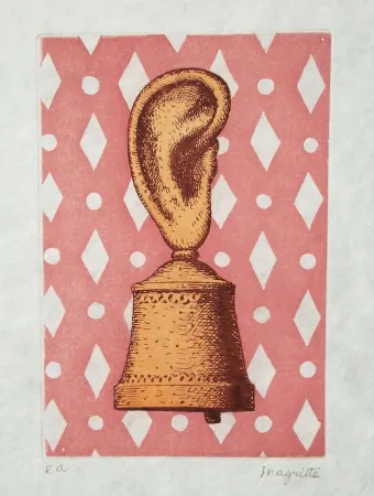 Ets En Aquatint Magritte - La leçon de musique