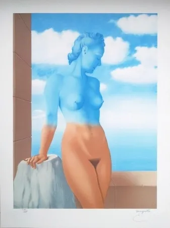 Lithografie Magritte - La Magie noire (Black Magic)