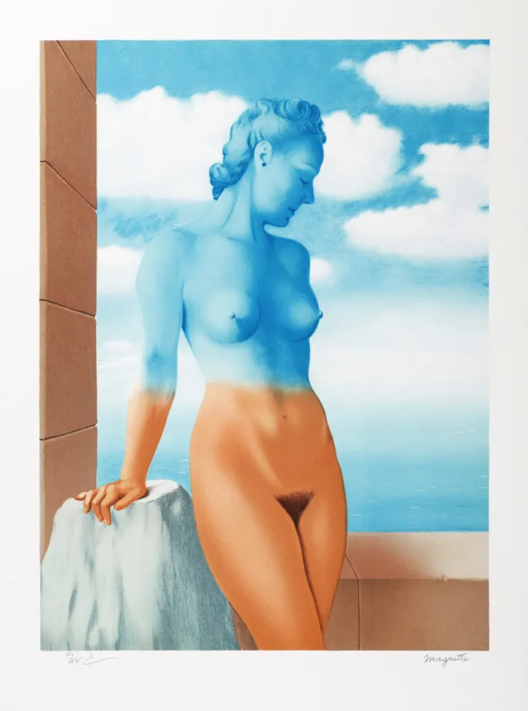 Lithografie Magritte - La Magie Noire (Black Magic)