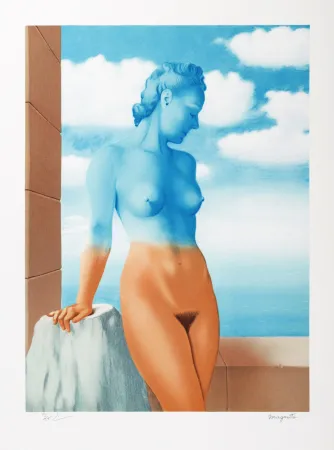 Lithografie Magritte - La Magie Noire (Black Magic)