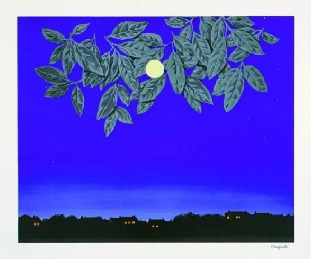 Lithografie Magritte - La page blanche