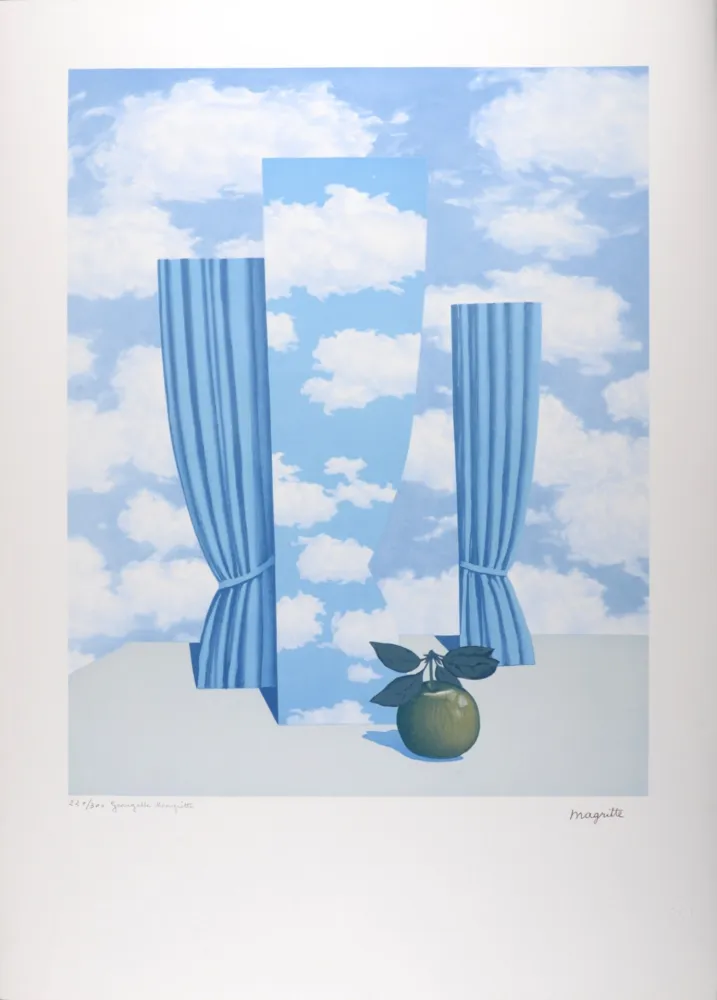Lithografie Magritte - La Philosophie et la Peinture : Le Beau Monde, C. 1979