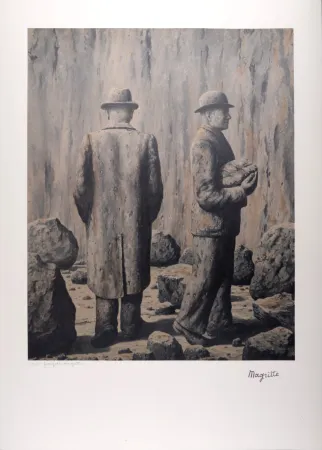Lithografie Magritte - La Philosophie et la Peinture : Le Chant de la violette, C. 1979