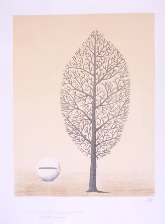 Lithografie Magritte - La Recherche de l'Absolu - The research of absolute