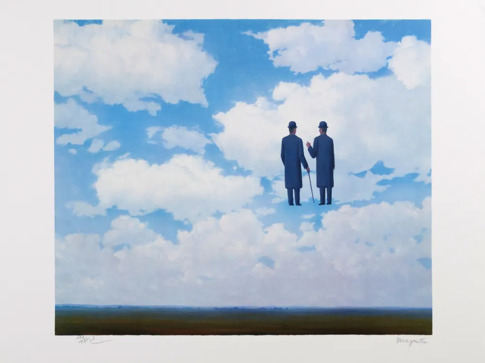 Lithografie Magritte - La Reconnaissance Infinie (The Infinite Recognition)
