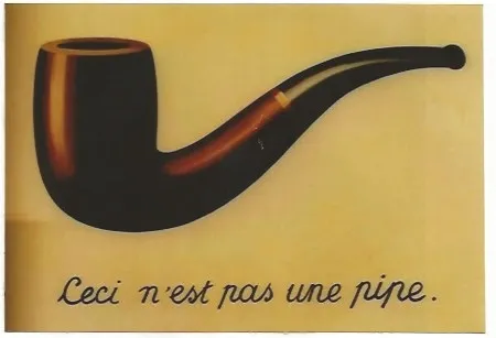 Lithografie Magritte - La trahison des images (Ceci n'est pas une pipe)