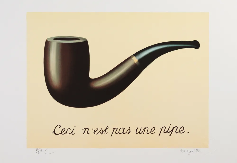 Lithografie Magritte - La Trahison des Images (The Treachery of Images)