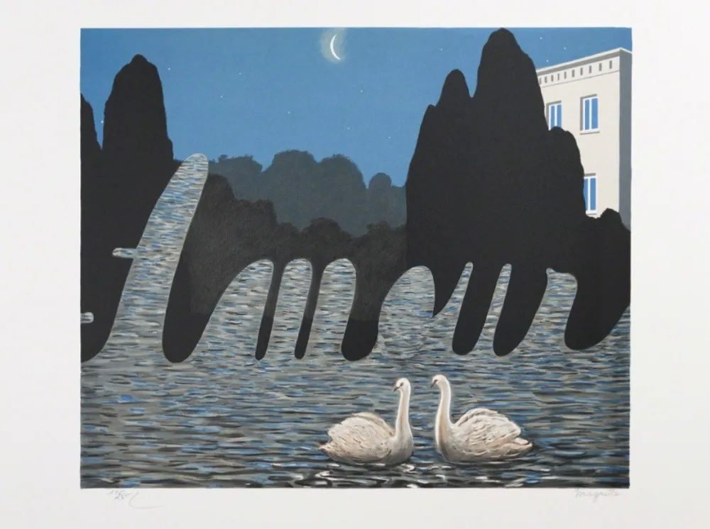 Lithografie Magritte - L'Art de la conversation