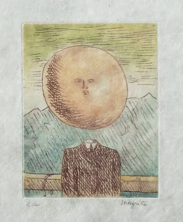 Ets En Aquatint Magritte - L'art de vivre