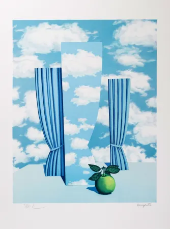 Lithografie Magritte - Le Beau Monde (The Beautiful World)