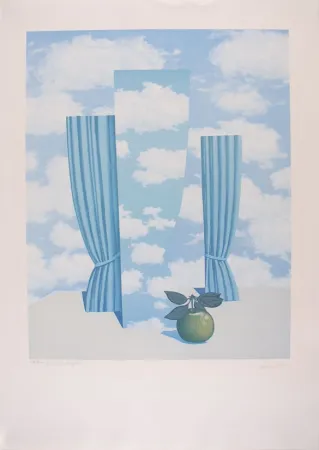 Lithografie Magritte - Le Beau Monde - The Beautiful World