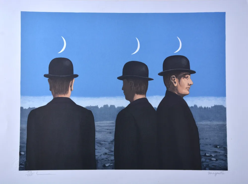 Lithografie Magritte - Le Chef d'oeuvre ou les mystères de l'horizon 