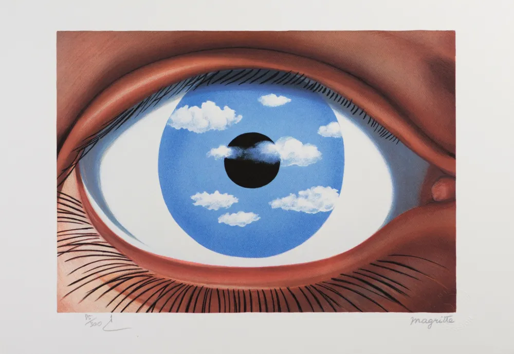 Lithografie Magritte - Le Faux Miroir