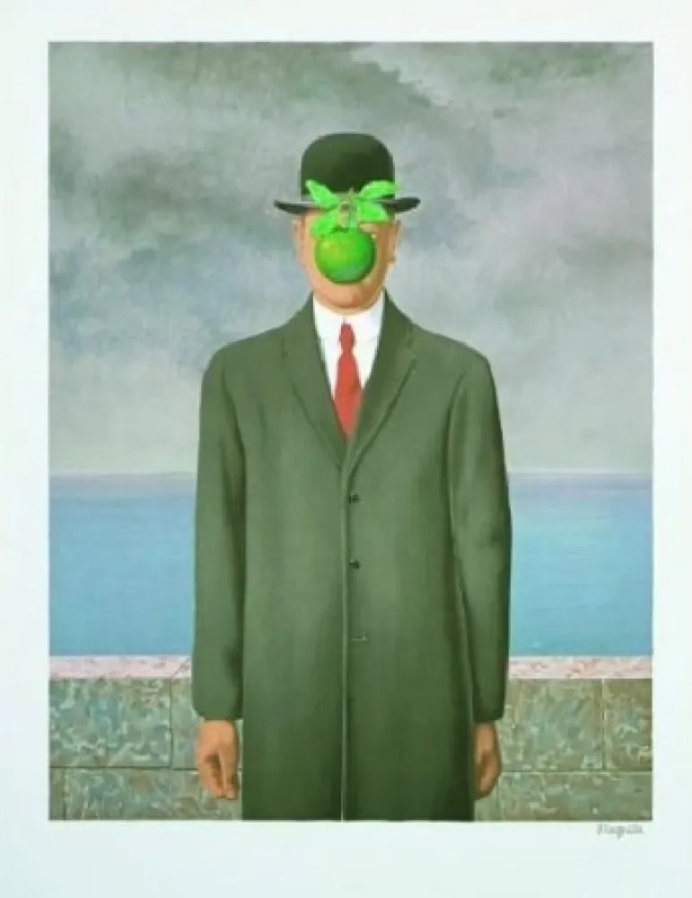 Lithografie Magritte - Le fils de l'homme, 1964
