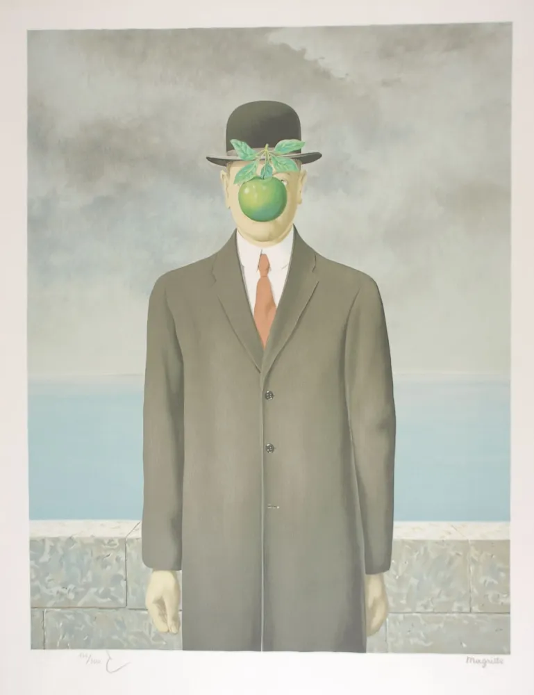 Lithografie Magritte - Le Fils de l’Homme - The Son of Man