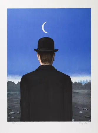 Lithografie Magritte - Le Maître d’École (The School Master)