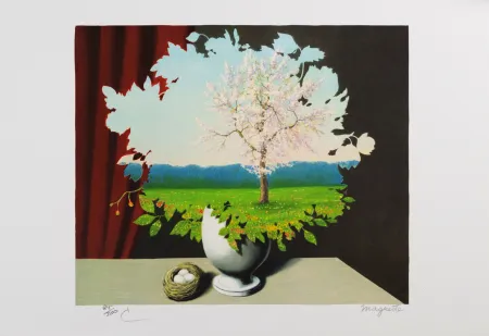 Lithografie Magritte - Le Plagiat (Plagiary)
