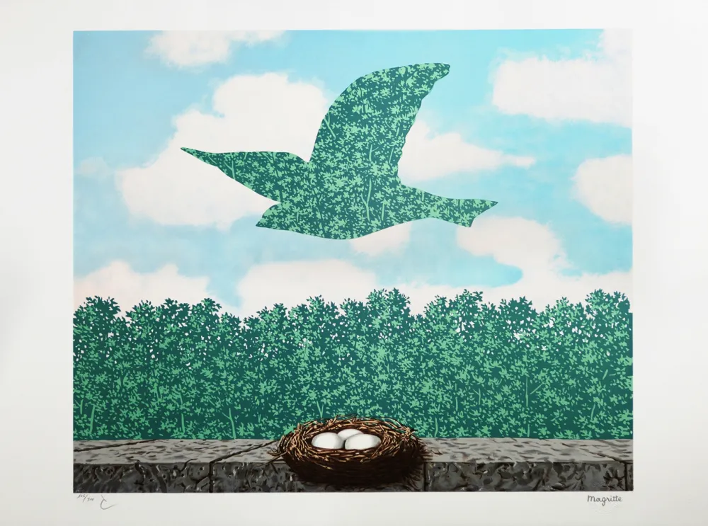 Lithografie Magritte - Le Printemps (Spring)