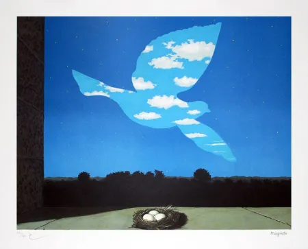 Lithografie Magritte - Le Retour