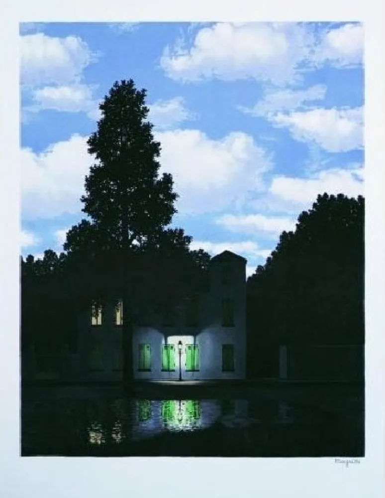 Lithografie Magritte - L'empire des Lumieres