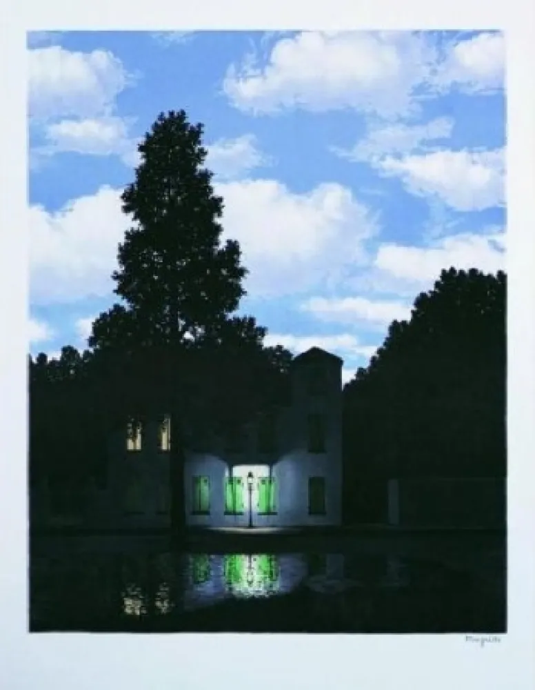 Lithografie Magritte - L'empire des lumières, 1954
