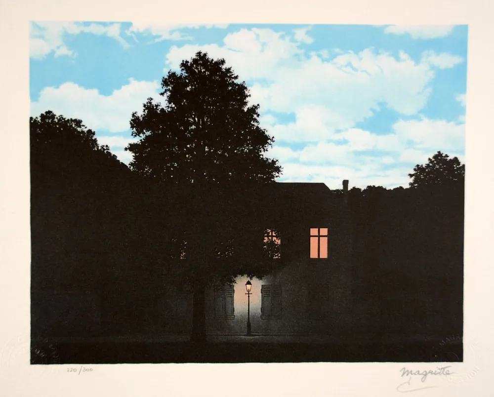 Lithografie Magritte - L’Empire des Lumières - The Empire of Light