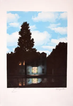 Lithografie Magritte - L’Empire des Lumières - The Empire of Light