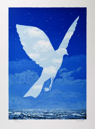 Lithografie Magritte - L’Entrée en scène (The Emergence)