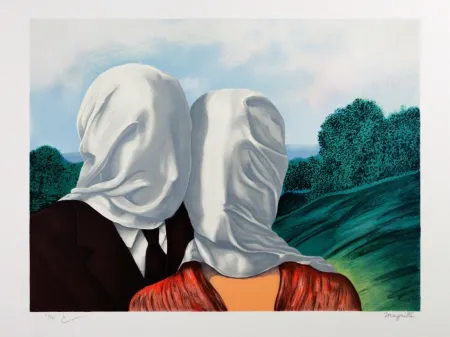 Lithografie Magritte - Les Amants