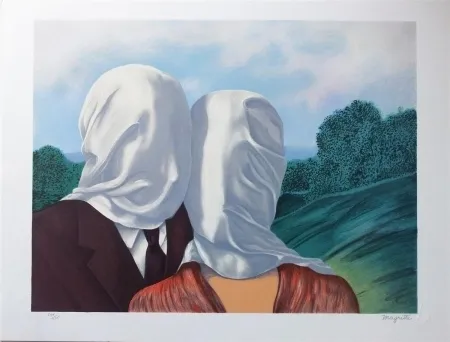 Lithografie Magritte - Les amants (The Lovers)
