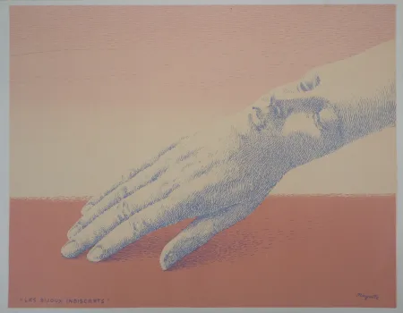 Lithografie Magritte - Les bijoux indiscrets