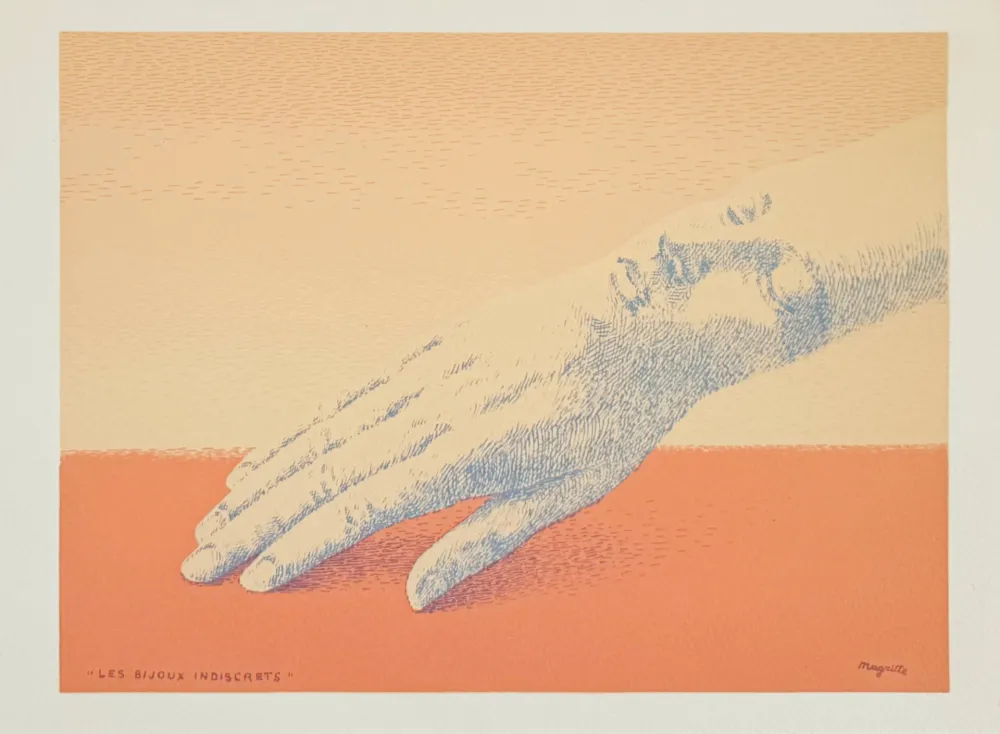 Lithografie Magritte - Les bijoux indiscrets