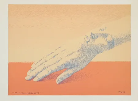 Lithografie Magritte - Les bijoux indiscrets