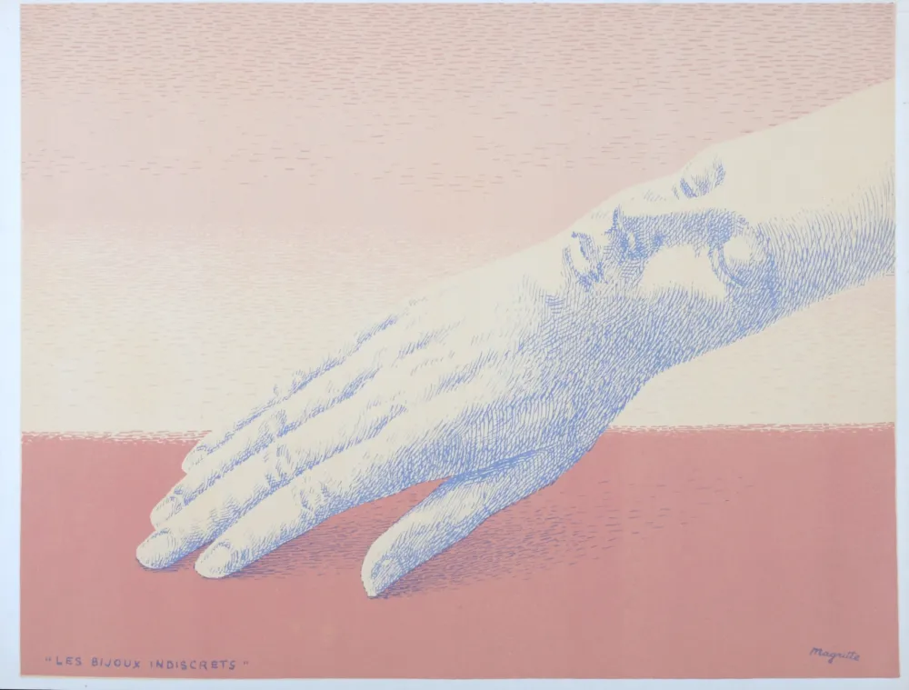 Lithografie Magritte - Les Bijoux indiscrets, 1963