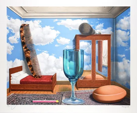Lithografie Magritte - Les Valeurs Personnelles