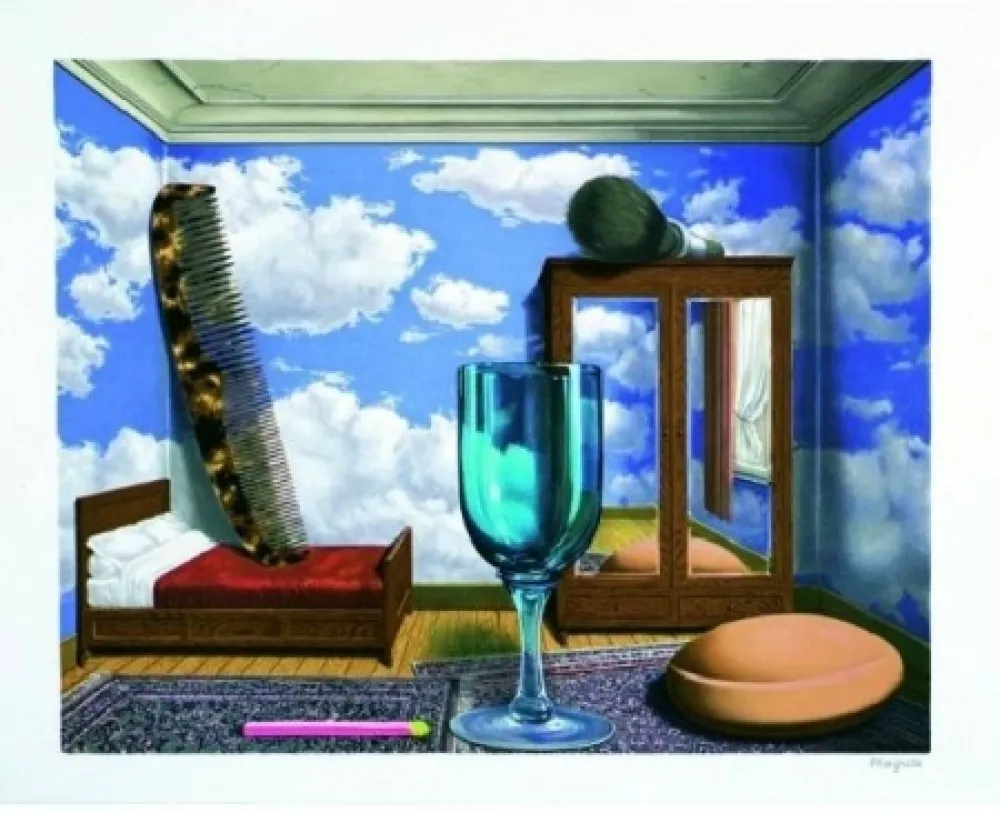 Lithografie Magritte - Les valeurs personnelles, 1952