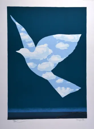 Lithografie Magritte - L'Oiseau de ciel 