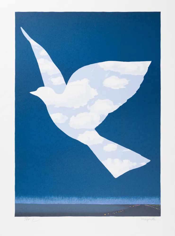 Lithografie Magritte - L’Oiseau de Ciel (The Sky Bird)