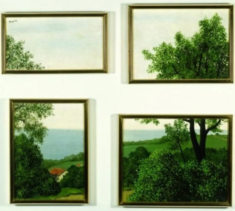 Lithografie Magritte - Profondeur de la terre ou paysage, 1930