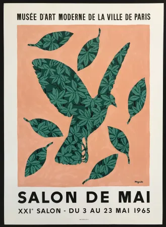 Lithografie Magritte - Salon de Mai (Musee d'Art Moderne de la Ville de Paris)