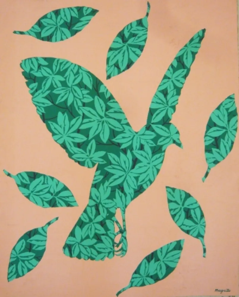 Zeefdruk Magritte - Sans titre