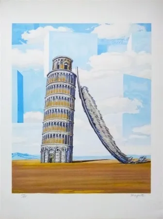 Lithografie Magritte - Souvenir de voyage (Memory of a journey)