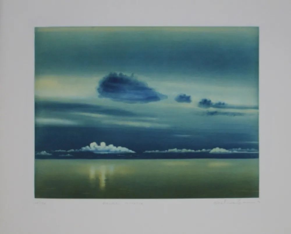 Ets En Aquatint Maibaum - Genesis:  Scirocco