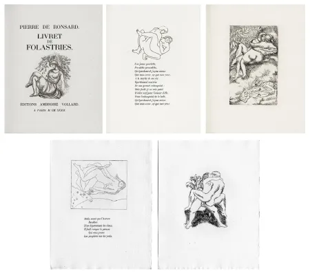 Geïllustreerd Boek Maillol - Ronsard : LIVRET DE FOLASTRIES. 43 gravures originales (1939)